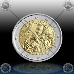 2 EVRO SAN MARINO 2018 "TINTORETTO" BU